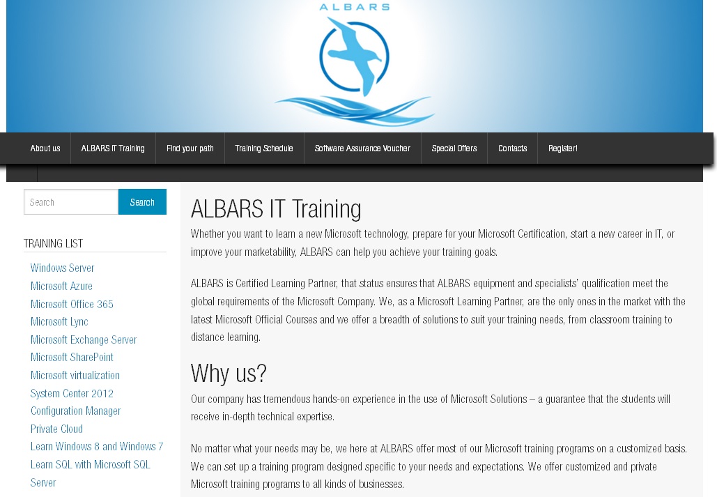 ALBARS IT Trainings